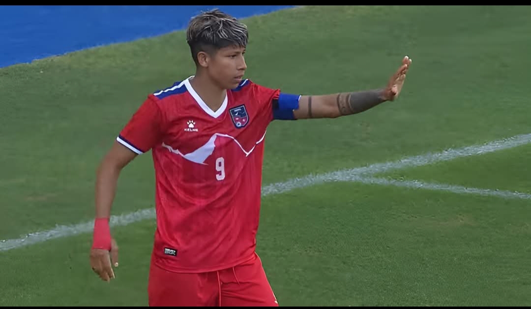 GOAL !!! साबित्रा भण्डारीले नेपालका लागि १ गोल फर्काएकि छन् ।