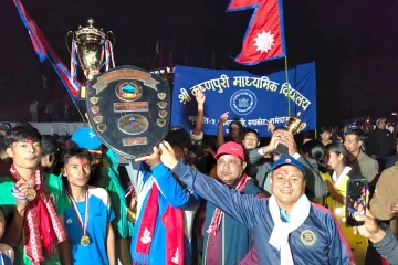 कृष्णपुरीले जित्यो सातौँ सुनापति राष्ट्रपति रनिङ शिल्ड