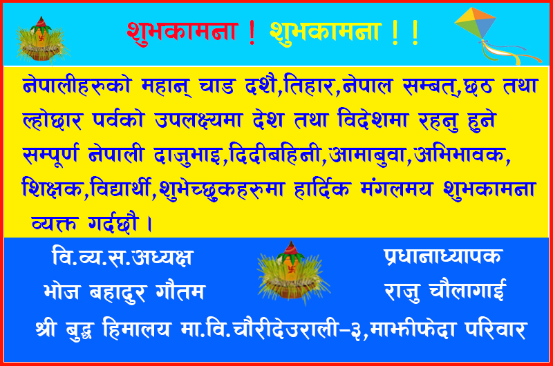 श्री बुद्ध हिमालय मा.वि. चौरीदेउराली ३ माझीफेदा