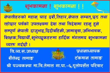 श्री पञ्चकन्या मा.वि.तेमाल–६ ठूलो पर्सेल