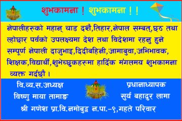 गणेश प्रा.वि.नमोबुद्ध न.पा. ९ गहते
